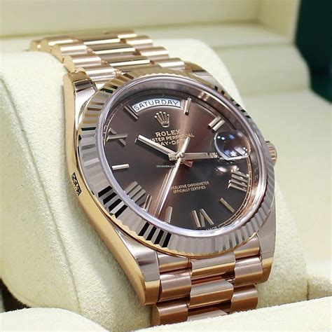 rolex chocolate replica|rolex day date 40 228235.